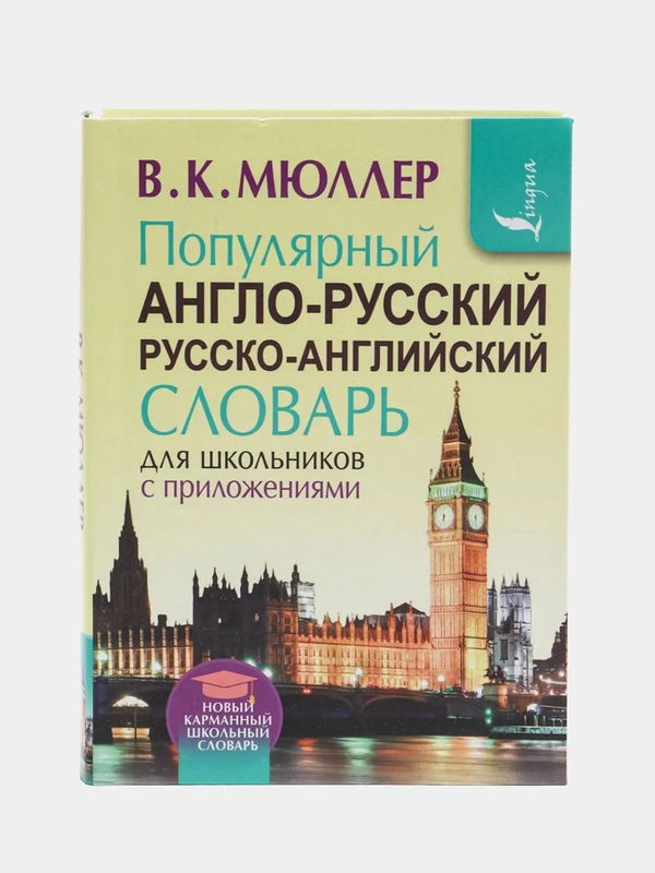 Популярный англо-русский русско-английский словарь для школьников с приложениями