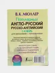 Популярный англо-русский русско-английский словарь для школьников с приложениями
