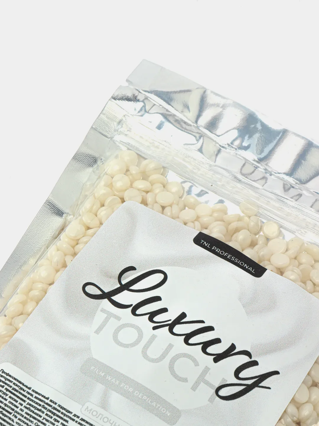 Пленочный воск для депиляции Luxury Touch, молочный