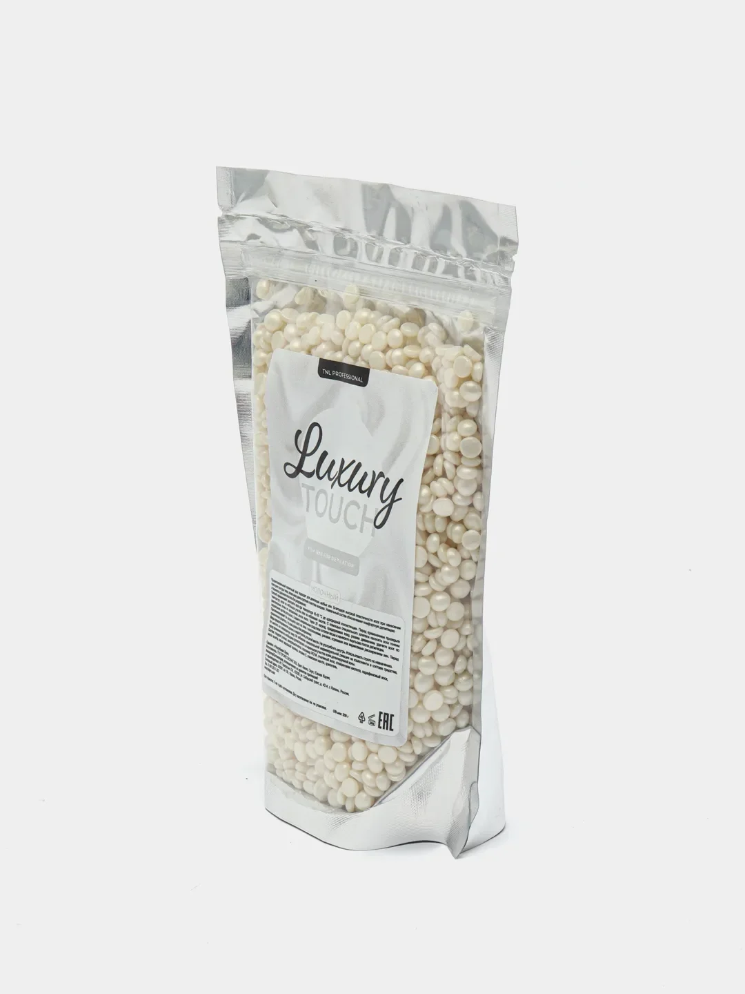 Пленочный воск для депиляции Luxury Touch, молочный