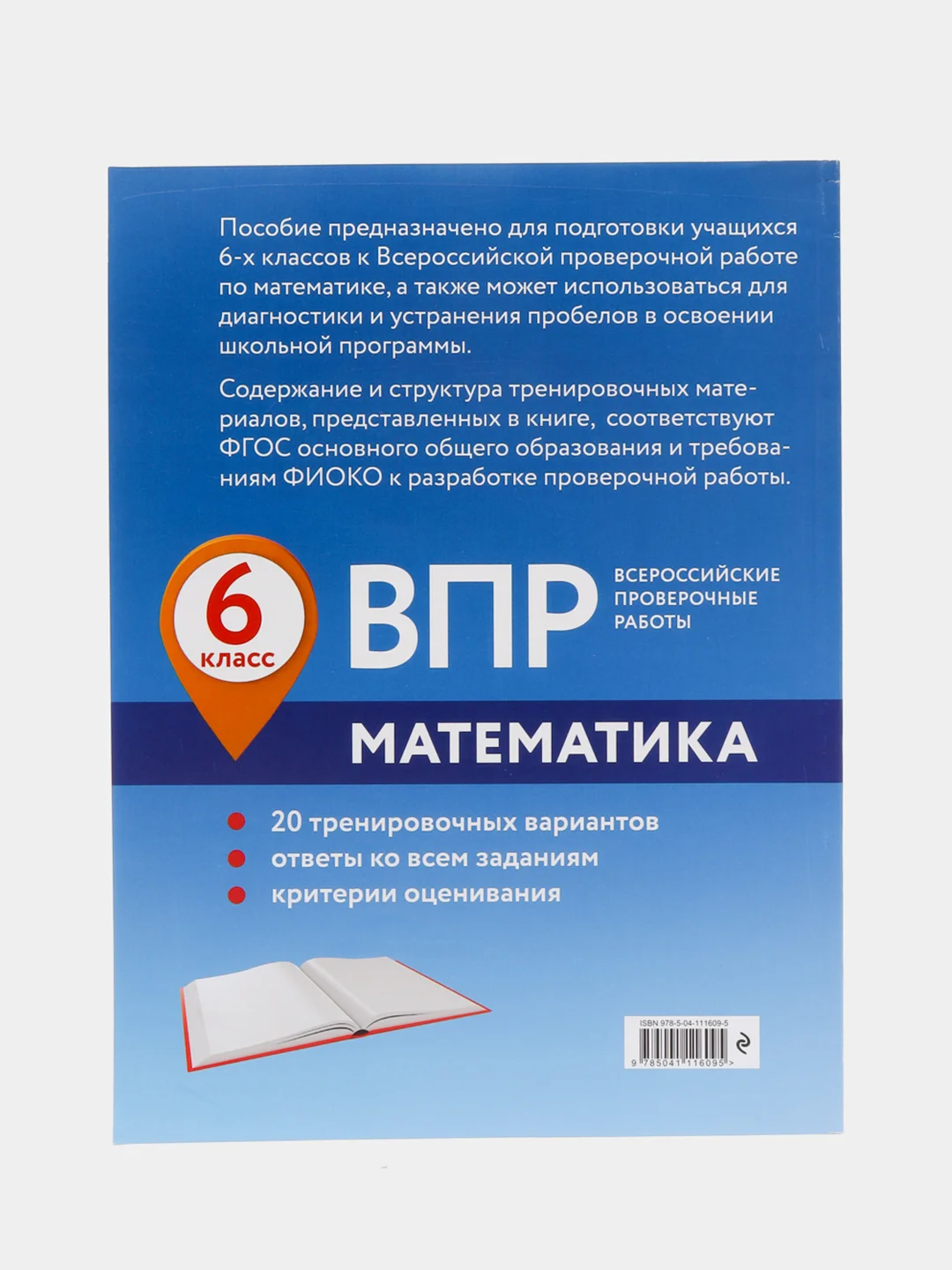 ВПР. Математика. 6 класс. 20 тренировочных вариантов (Автор: Кочагин В.В., Кочагина М.Н.)