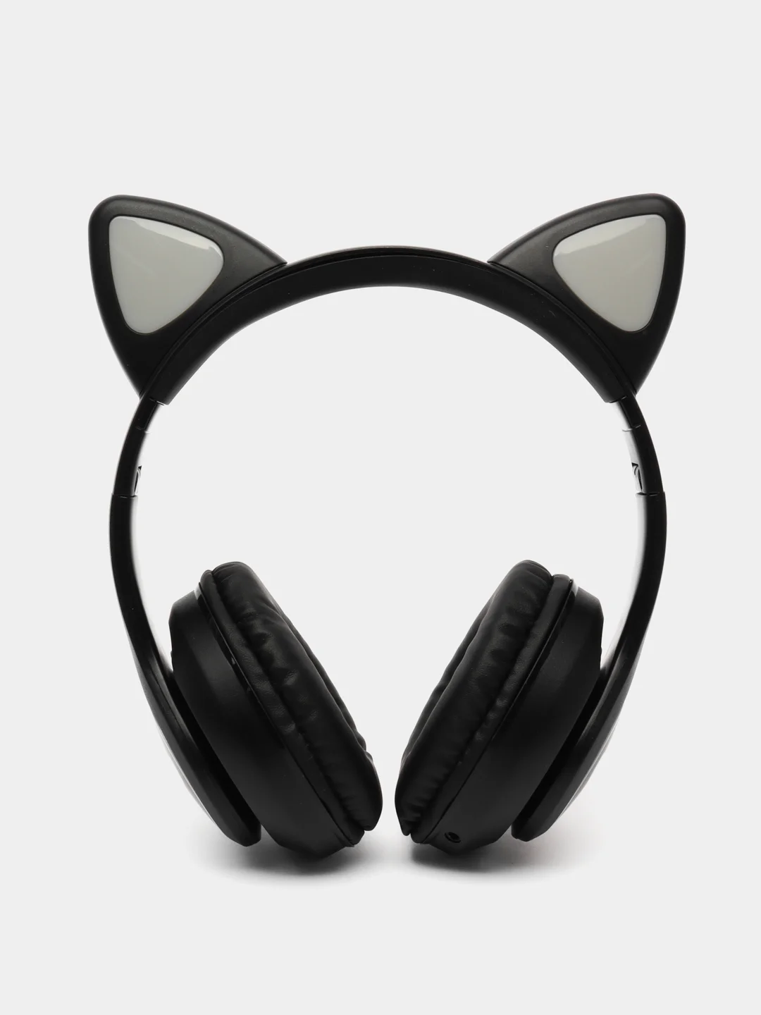 Наушники-Кошки MYBIT W-32, беспроводные, MIC, BT 5.0, AUX, microSD, MP3, 400 мАч, черные