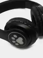 Наушники-Кошки MYBIT W-32, беспроводные, MIC, BT 5.0, AUX, microSD, MP3, 400 мАч, черные
