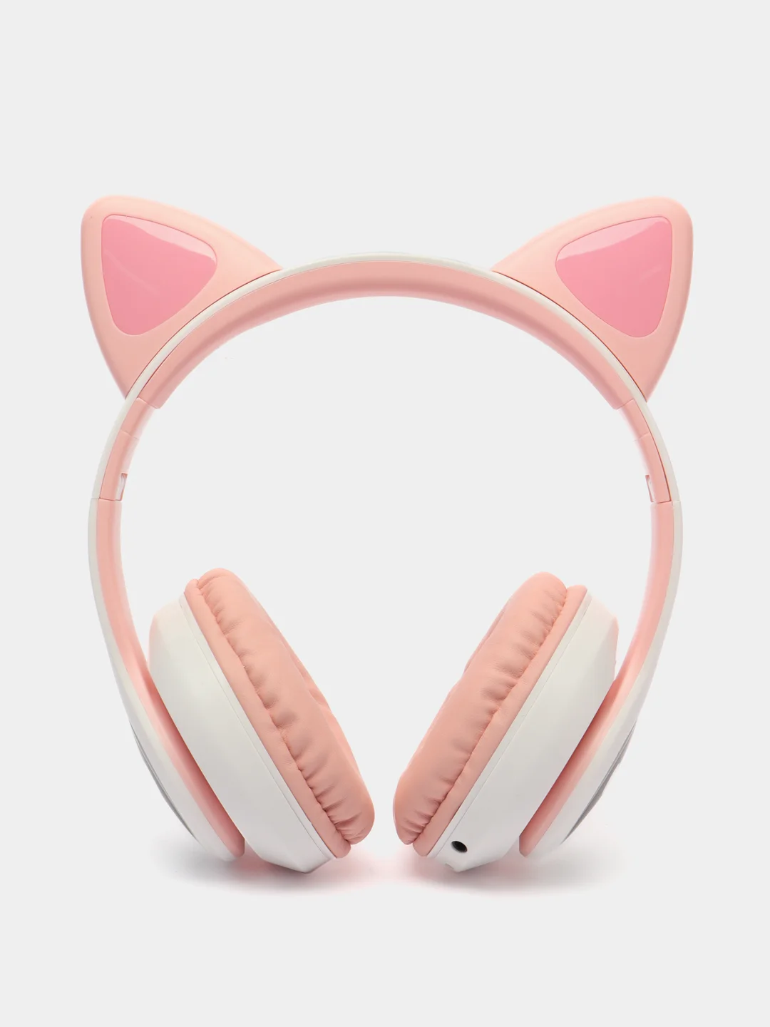 Наушники-Кошки MYBIT W-32, беспроводные, MIC, BT 5.0, AUX, microSD, MP3, 400 мАч, розовые