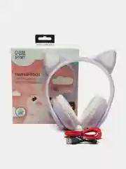 Наушники-Кошки MYBIT W-32, беспроводные, MIC, BT 5.0, AUX, microSD, MP3, 400 мАч