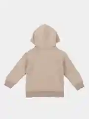 Бежевый толстовка хлопковая, с начесом, для мальчика 3-6 лет, рост 98-116