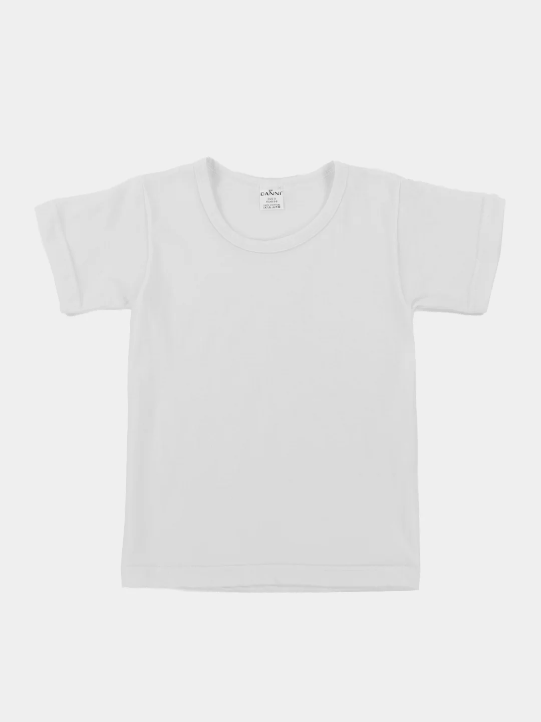 Белый футболка детская для мальчика Danni T-Shirt, от 1 года до 12 лет