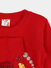 Голубой пижама с принтом детская, для девочек, хлопок 100%