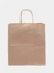 Крафт пакет подарочный с кручеными ручками 22x12х25 см
