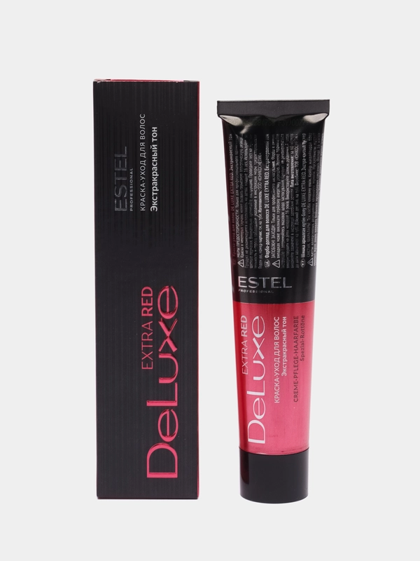 Краска-уход для волос DE LUXE EXTRA RED Estel