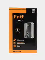Белый 1402.023 Дозатор для жидкого мыла из нерж стали PUFF, белый, 1000 мл, порошк. окрашивание