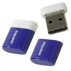 Синий флеш-накопитель 4 Gb SmartBuy LARA