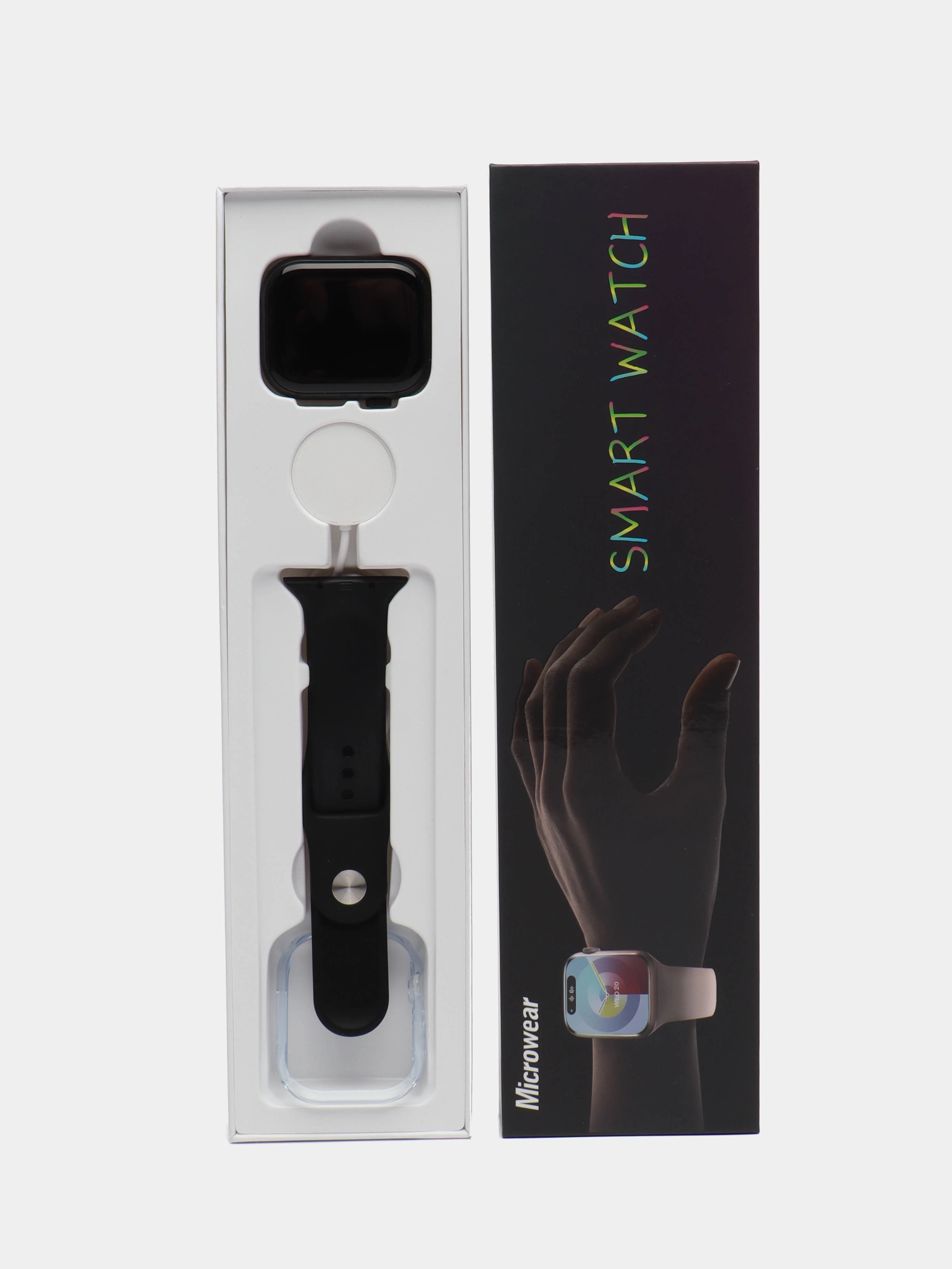 Серебряный умные часы Smart watch W29S