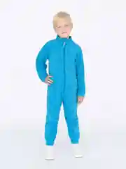 Салатовый комбинезон для мальчика Утенок, флисовый