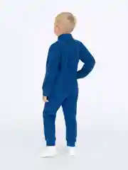 Салатовый комбинезон для мальчика Утенок, флисовый