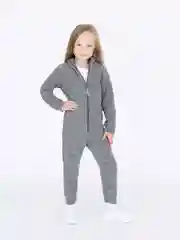 Салатовый комбинезон для мальчика Утенок, флисовый