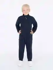 Салатовый комбинезон для мальчика Утенок, флисовый