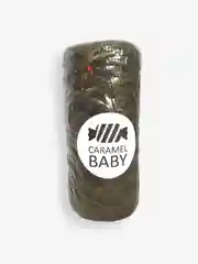 Серый металлик шнур Caramel Baby, полиэфирный, 2 мм, 200 метров для вязания и макраме