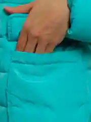Тёмно-бирюзовый костюм женский зимний спортивный с капюшоном на меху, костюм лыжный, горнолыжный