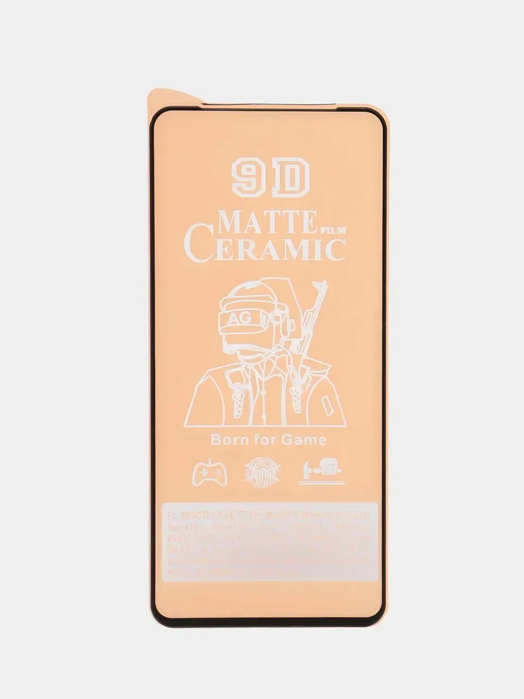Черный защитная керамическая пленка матовая Xiaomi 13T / 13T Pro (Сяоми 13Т / 13Т Про)