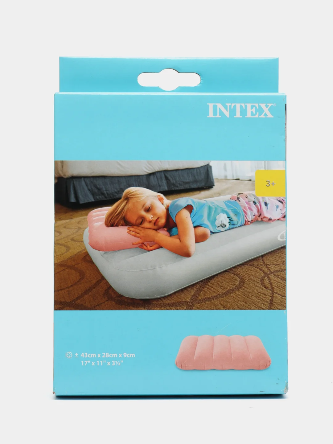 Оранжевый надувная подушка Intex, для плавания