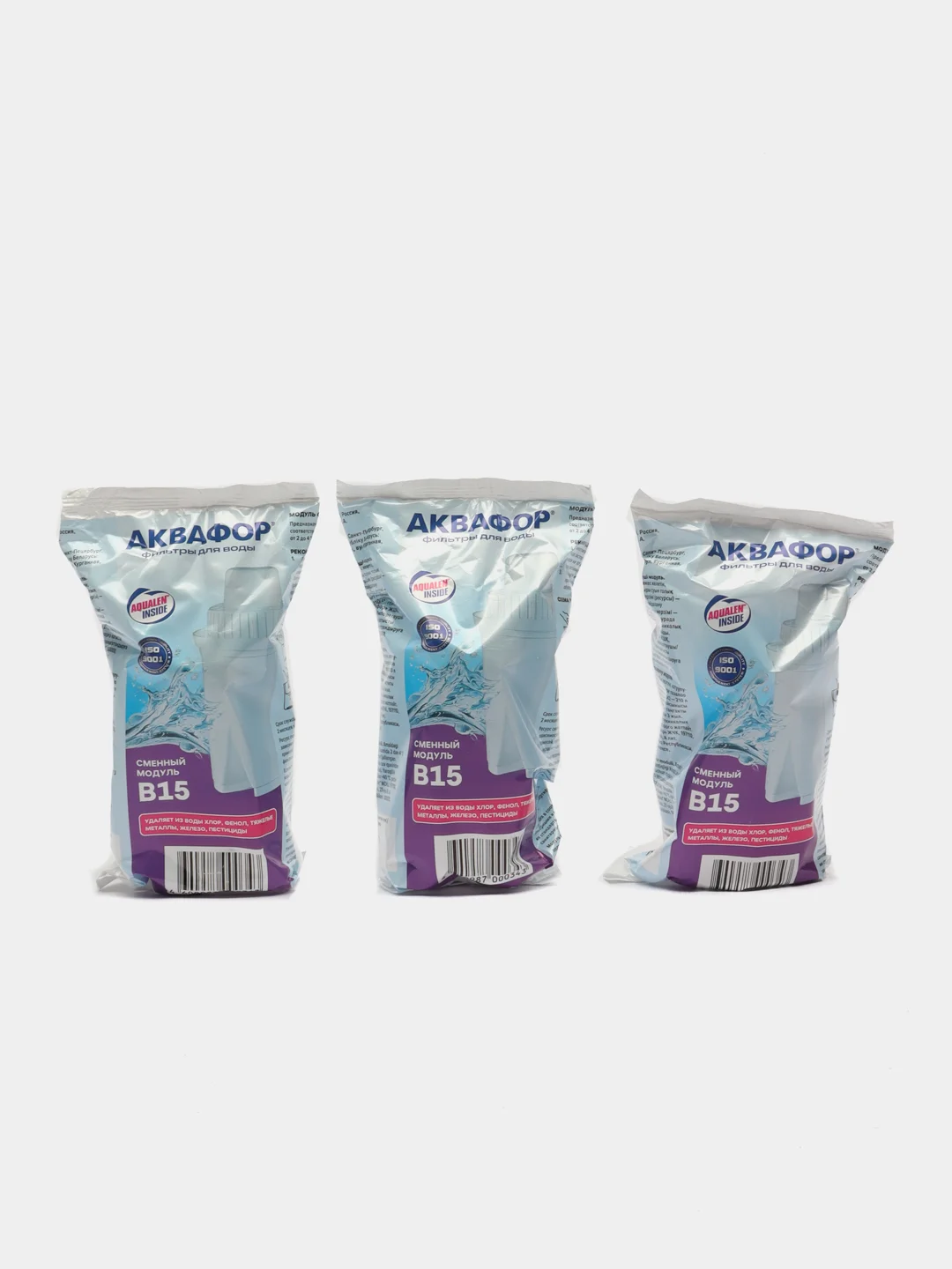 Аквафор В15 (В100-15) Комплект из 3 штук