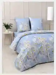 Комплект постельного белья, 1,5 спальный, 2х спальный, евро, семейный, жатка, 2345-10