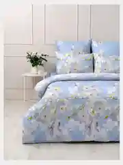 Комплект постельного белья, 1,5 спальный, 2х спальный, евро, семейный, жатка, 2345-10