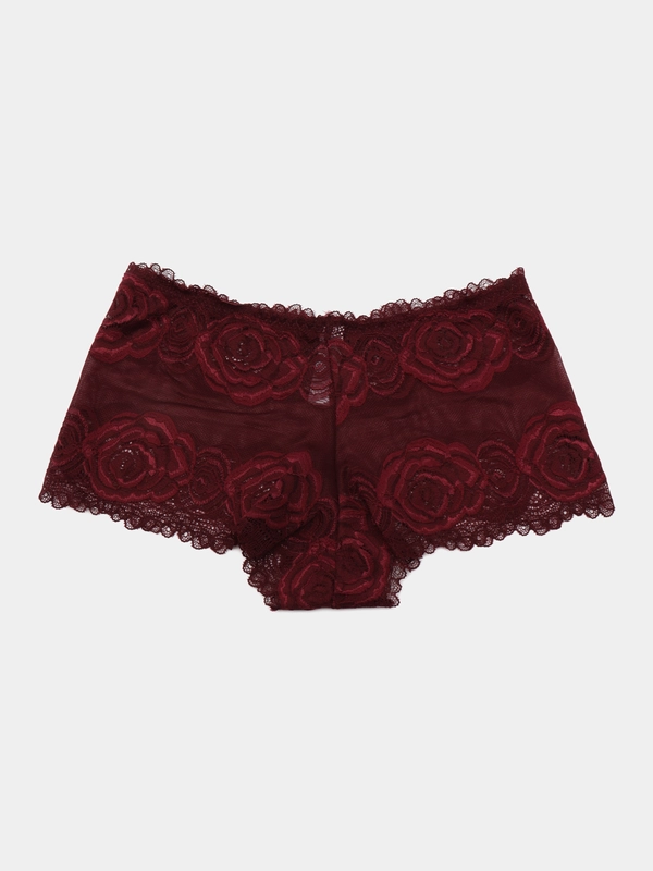 Трусы-шорты женские кружевные. Состав ткани cotton 85%, spandex 15%. Производство - Китай