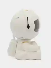 Белый ночник Звездное небо, лазерный проектор, "Космонавт", LED, звездное небо, 8 режимов