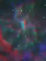 Белый ночник Звездное небо, лазерный проектор, "Космонавт", LED, звездное небо, 8 режимов