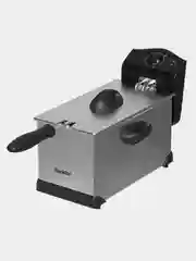 Серый металлик фритюрница Blackton Bt DF1111, корзина 3л, АНТИПРИГАРНОЕ ПОКРЫТИЕ, С ИНДИКАЦИЕЙ