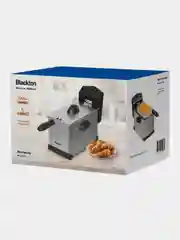 Серый металлик фритюрница Blackton Bt DF1111, корзина 3л, АНТИПРИГАРНОЕ ПОКРЫТИЕ, С ИНДИКАЦИЕЙ