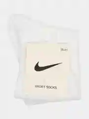 Светло-оранжевый носки Nike, средние, с принтом