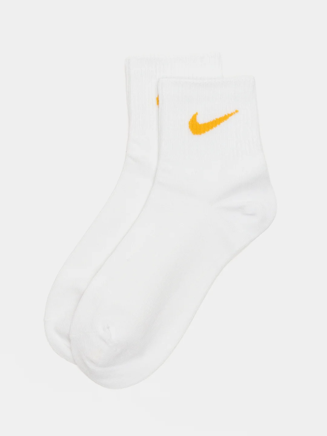 Светло-оранжевый носки Nike, средние, с принтом