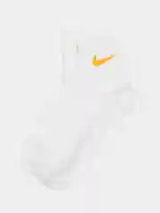 Светло-оранжевый носки Nike, средние, с принтом