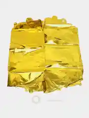 Золотой гирлянда-растяжка из воздушных шаров "С днем рождения", "Happy Birthday", на праздник