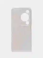 Светло-оранжевый силиконовый чехол на Huawei Nova Y72/Y72s / Хуавей Нова Y72/Y72s прозрачный, с рисунком