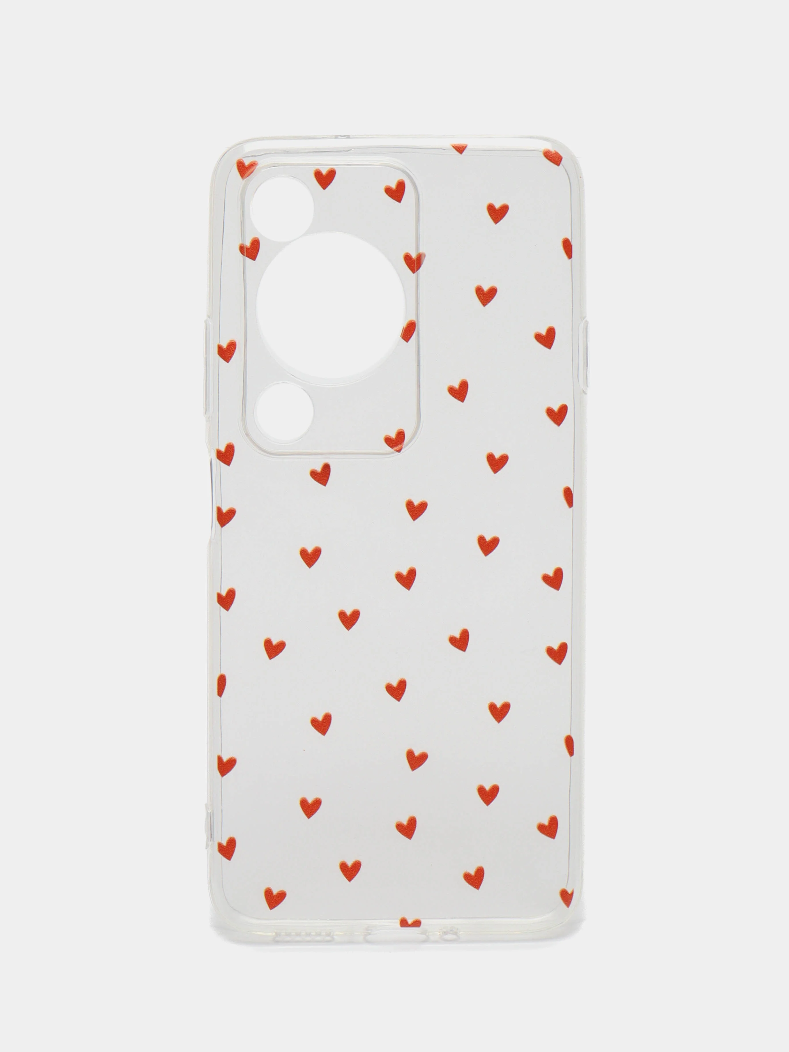 Коралловый меланж силиконовый чехол на Huawei Nova Y72/Y72s / Хуавей Нова Y72/Y72s прозрачный, с рисунком