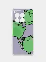 Лавандовый чехол на OnePlus Ace 3/12R / Ван Плас Асе 3/12R прозрачный, с рисунком, защита камеры