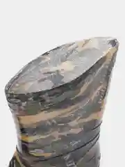Песочный хаки сапоги резиновые мужские для рыбалки. пвх