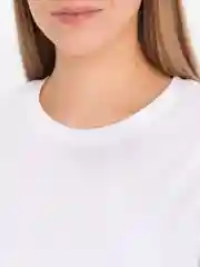 Белый базовая футболка унисекс