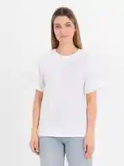 Белый базовая футболка унисекс
