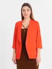 Алый пиджак женский оверсайз