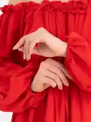 Красный платье женское, сарафан
