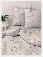Комплект постельного белья, 1,5 спальный, 2х спальный, евро, семейный, жатка, 1645-9
