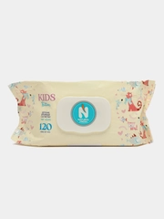 Плотные влажные салфетки для детей NATURAL FRESH "Котенок", 120 шт в упаковке