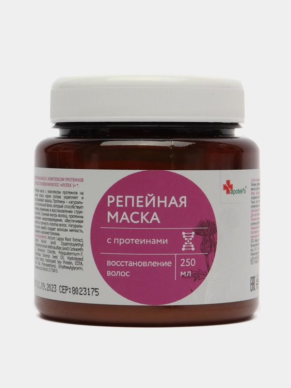 Маска для волос Apoteks репейная, с протеинами, 250 мл