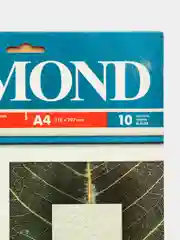 Бежевый бумага Lomond А4 льняной холст, мозайка, ящерица, био макро