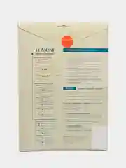 Бежевый бумага Lomond А4 льняной холст, мозайка, ящерица, био макро